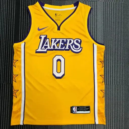 Lakers cuello en V versión leyendas (con estrellas) #0 Westbrook