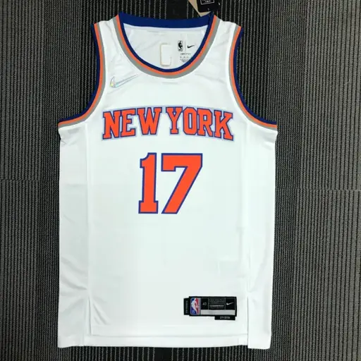 75 aniversario Knicks blanco número 17 Lin