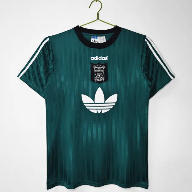 1995/96 Liverpool adidas Bringback camiseta verde8A