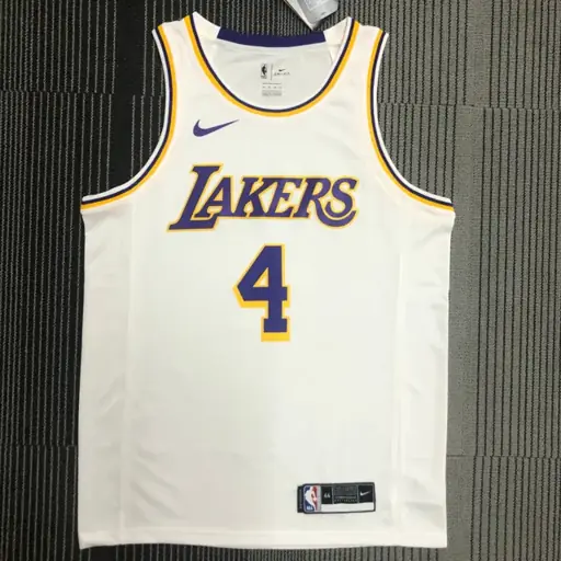 Lakers cuello redondo blanco nº 4 Rondo
