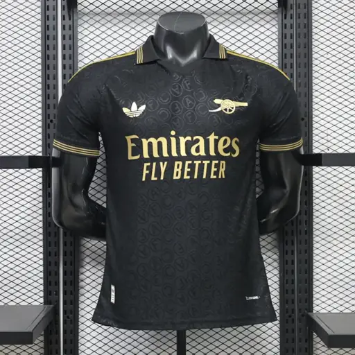 26-27 Arsenal edición especial negro y dorado S-3XL