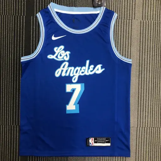 Temporada 21 Lakers retro azul nº 7 Anthony