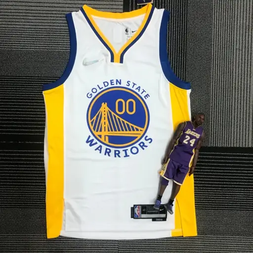75 aniversario Warriors blanco número 00 Kuminga