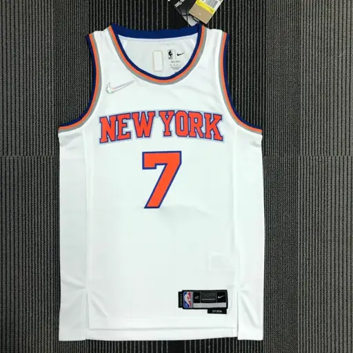 75 aniversario Knicks blanco número 7 Anthony