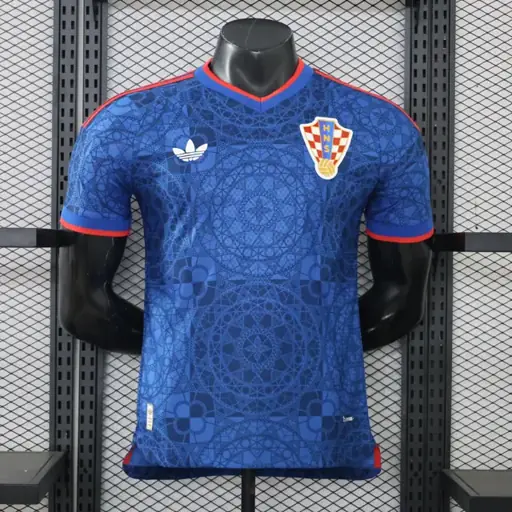 26-27 Croacia jugadores visitantes, azul oscuro S-3XL