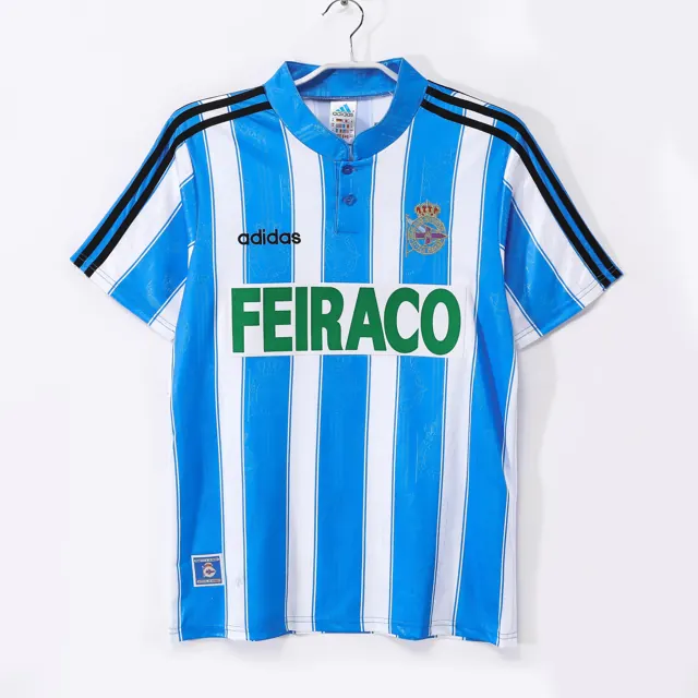Temporada 1997/98 Deportivo de La Coruña local azul y blanco 0B