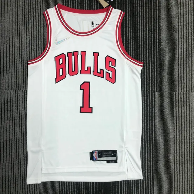 75 aniversario, Bulls, blanco, número 1, Rose
