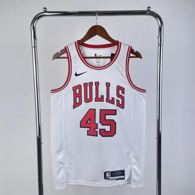 Temporada 23 Chicago Bulls blanco n.º 45 Jordan
