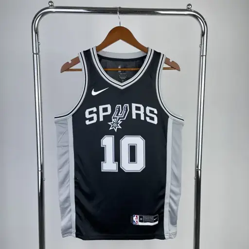 Temporada 23 Spurs negro nº 10 Sochan