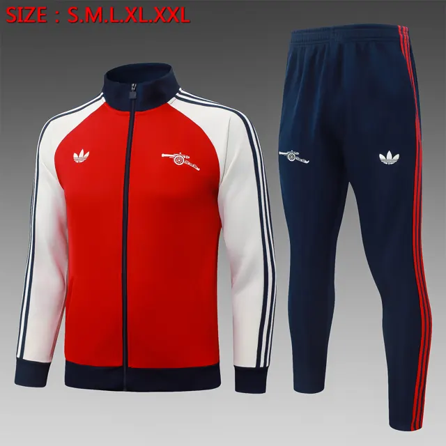 A26050# 2627 cremallera larga Arsenal rojo (mangas blancas) - Arsenal