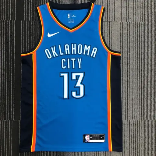 Camiseta azul de los Thunder n.º 13 George