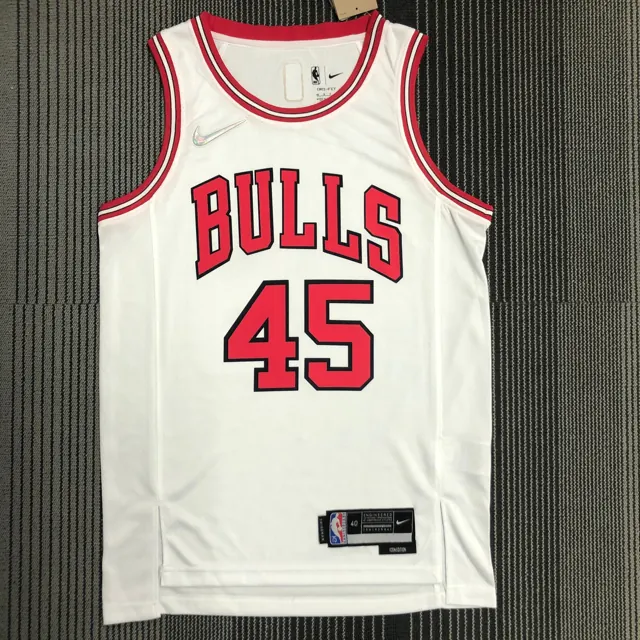 75 aniversario, Bulls, blanco, número 45, Jordan