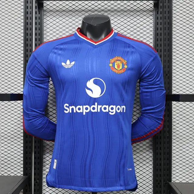Versión jugador 26-27 Manchester United visitante manga larga S-3XL