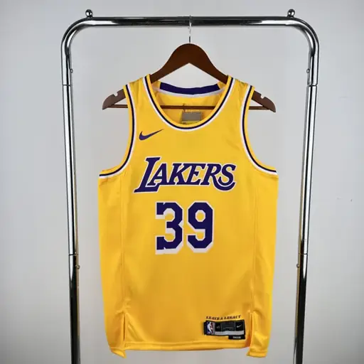Lakers cuello redondo amarillo #39 Howard