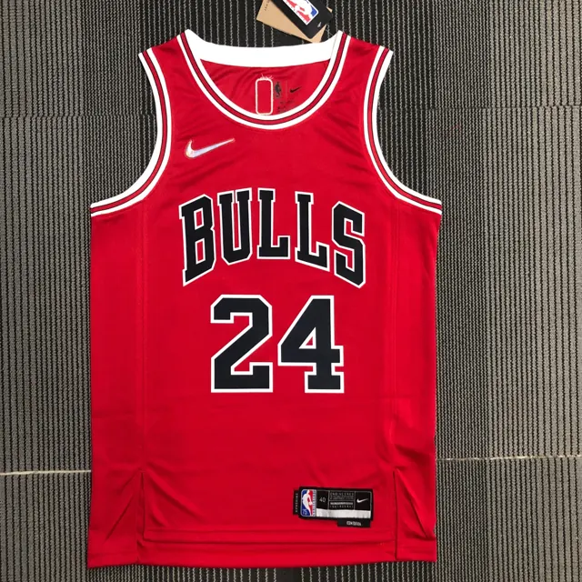 75 aniversario Bulls rojo número 24 Markkanen