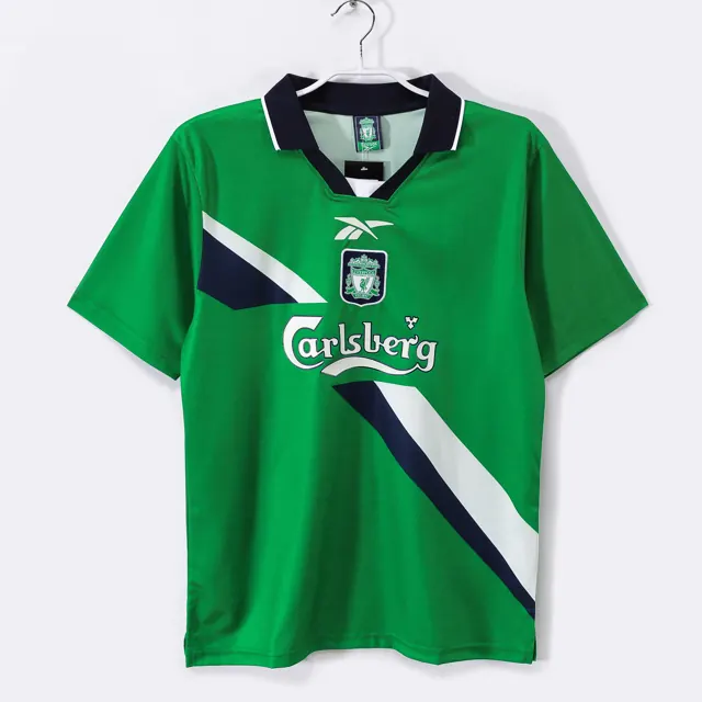 Temporada 1999/00 Liverpool visitante verde 8A