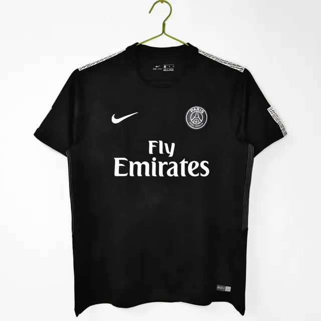 Temporada 2017/18 Paris Saint-Germain tercera negro retro 8A