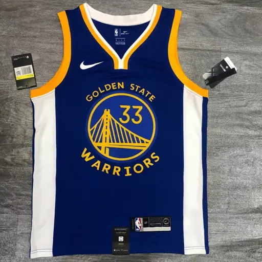Temporada 20 Warriors cuello en V azul nº 33 Wiseman