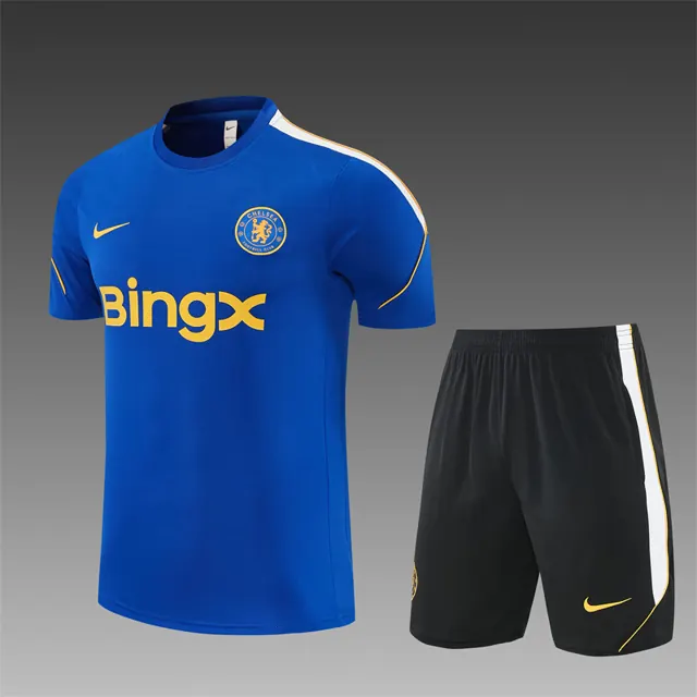 2627 manga corta Chelsea azul brillante