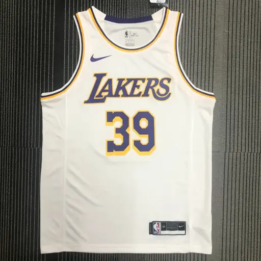 Lakers de Los Ángeles cuello redondo blanco N.º 39 Dwight Howard