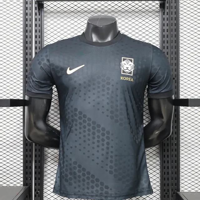 Versión jugador 26 Corea del Sur casual negro S-3XL