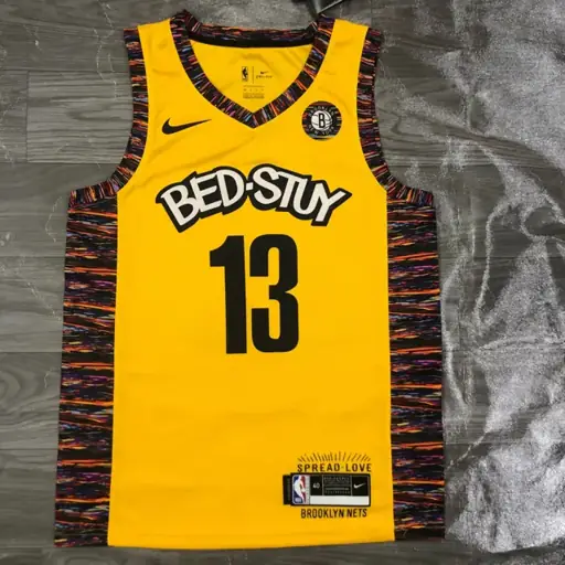 Nets edición conmemorativa camuflaje amarillo n.º 13 Harden