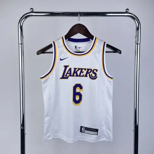 Juvenil para niños: Lakers blanco nº 6 James