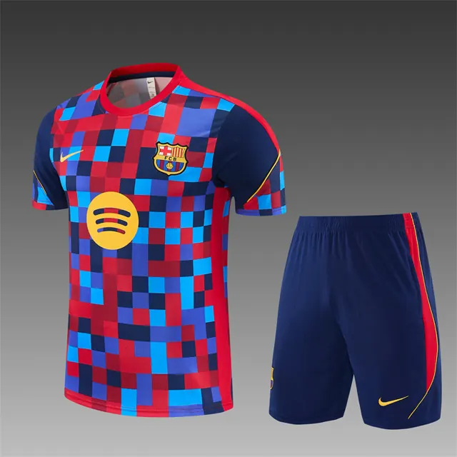 Camiseta de manga corta 26/27 Barça rojo y azul (edición camuflaje)
