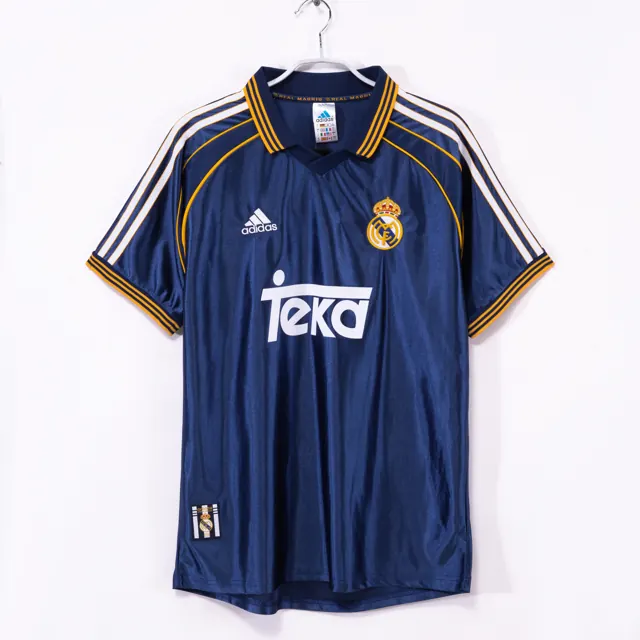 Temporada 1998/00 Real Madrid tercera azul real 8A
