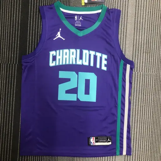Hornets morado número 20 Hayward