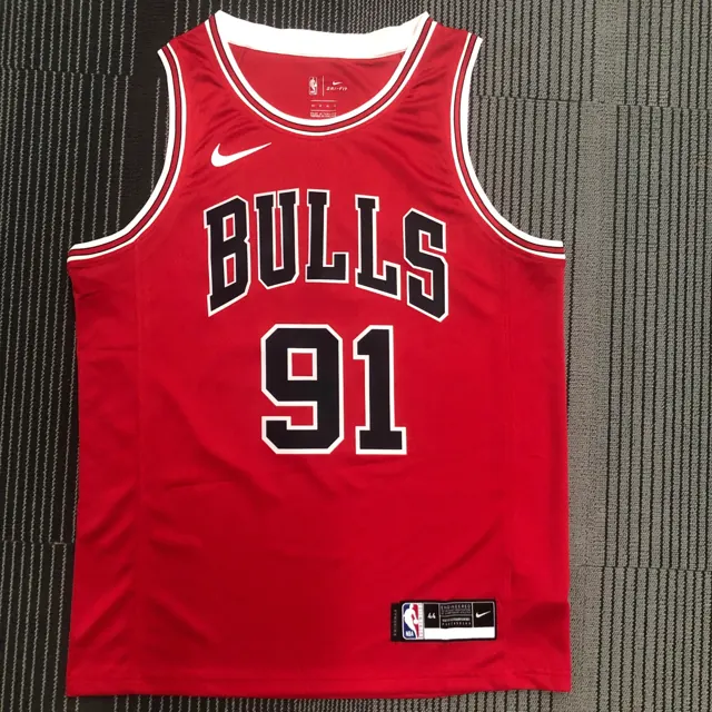 Bulls de Chicago rojo número 91 Rodman
