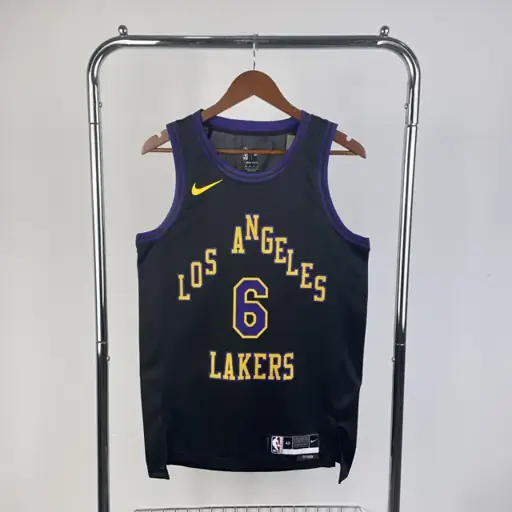 Camiseta temporada 26 Lakers City Edition número 6 James