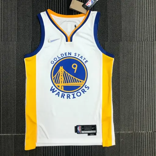 75 aniversario Los Warriors cuello en V blanco número 9 Iguodala