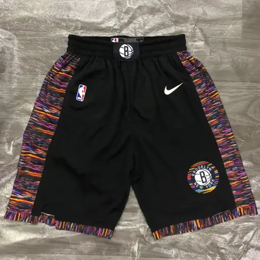 Temporada 20 Nets pantalones cortos negros edición City (camuflaje)