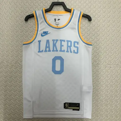 Temporada 23 Lakers retro número 0 Russell Westbrook
