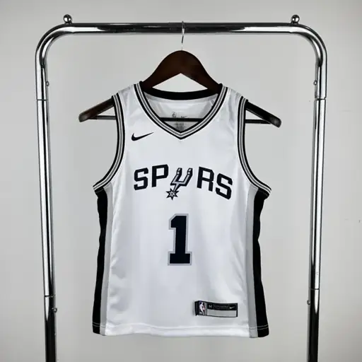 Infantil/juvenil: Spurs negro nº 1 Wembanyama