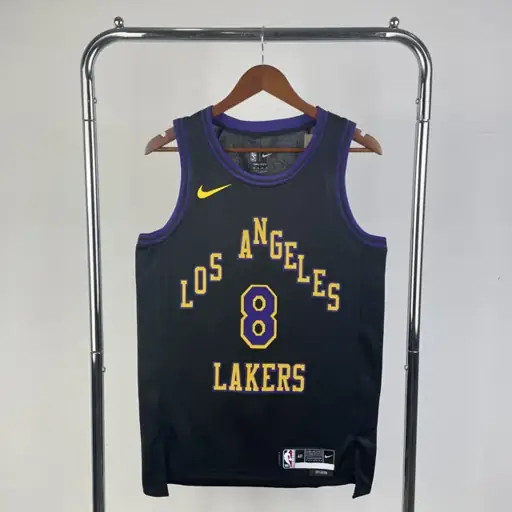 Camiseta temporada 26 Lakers City Edition número 8 Kobe