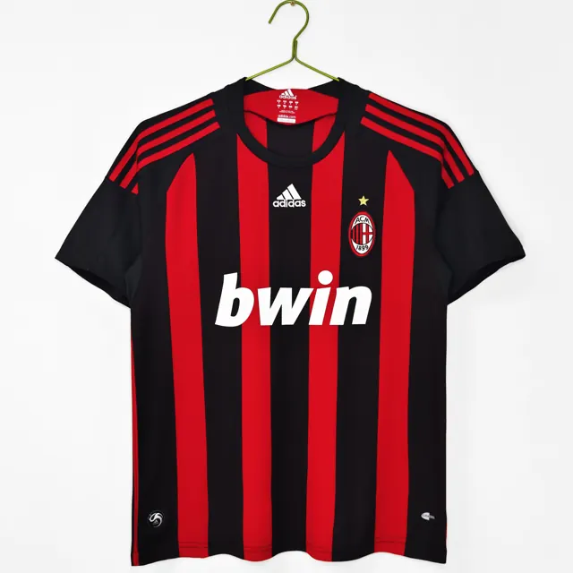 Temporada 2008/09 AC Milan local retro (tejido jacquard) 8A