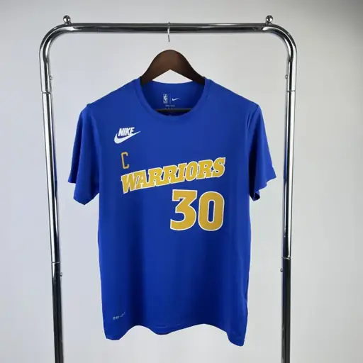 Temporada 23 Golden State Warriors retro número 30 camiseta de manga corta de secado rápido