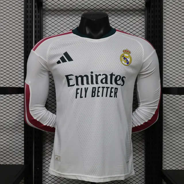 26. S-3XL Real Madrid local manga larga