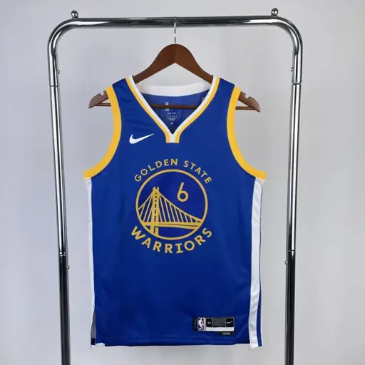 Temporada 23 Golden State Warriors visitante azul número 6 Nick Young