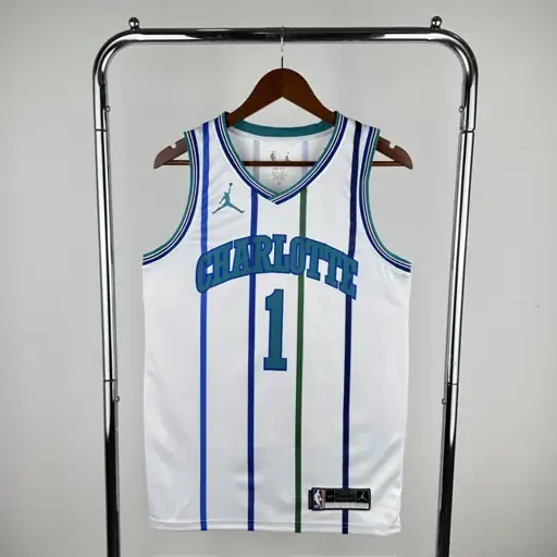 Temporada 2019 Hornets retro blanco nº 1 Ball