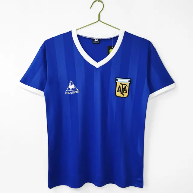 Temporada 1986 Argentina visitante azul brillante 0A