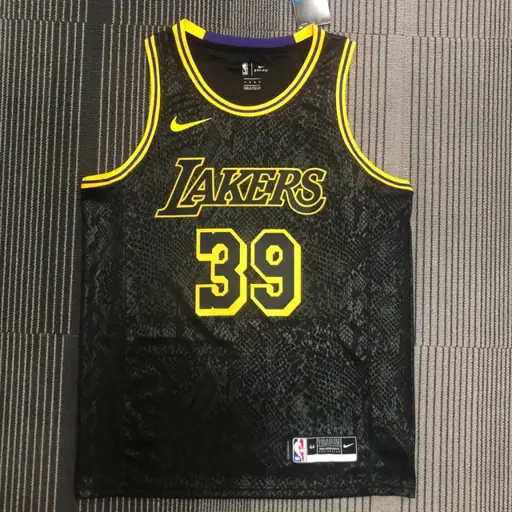 Lakers de Los Ángeles estampado de serpiente N.º 39 Dwight Howard