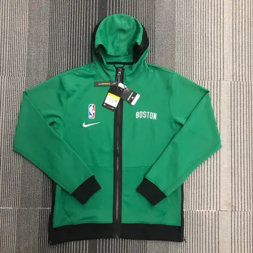 Producto auténtico de tienda oficial internacional: versión de jugador GI chaqueta de calentamiento de los Celtics de Boston