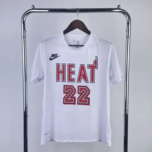 Camiseta de secado rápido: temporada 23 Heat retro manga corta número 22 Butler