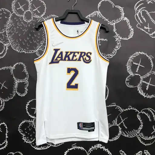 75º aniversario Lakers blanco número 2 Irving