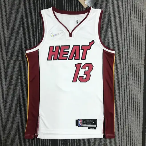 75 aniversario Miami Heat blanco #13 Bam Adebayo