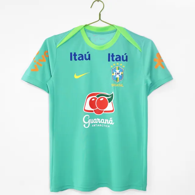 Temporada 2024 Brasil camiseta de entrenamiento verde aguamarina 0A