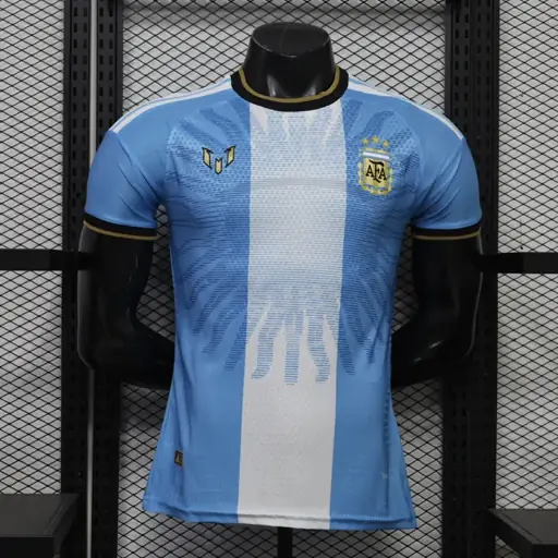 Edición conmemorativa de Messi Argentina 26-27 S-3XL Auténtica